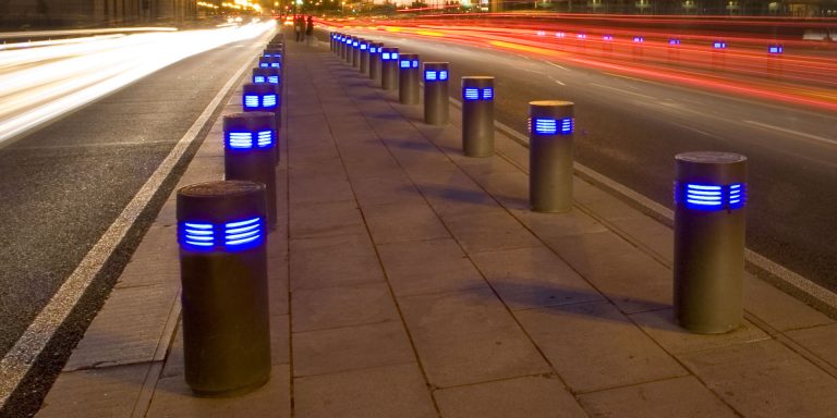 bollards with lights